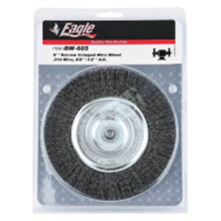 Anchor Brand 6 in. Crimp Wheel 014, 0.5 - 0.62 in. 102-BW-605